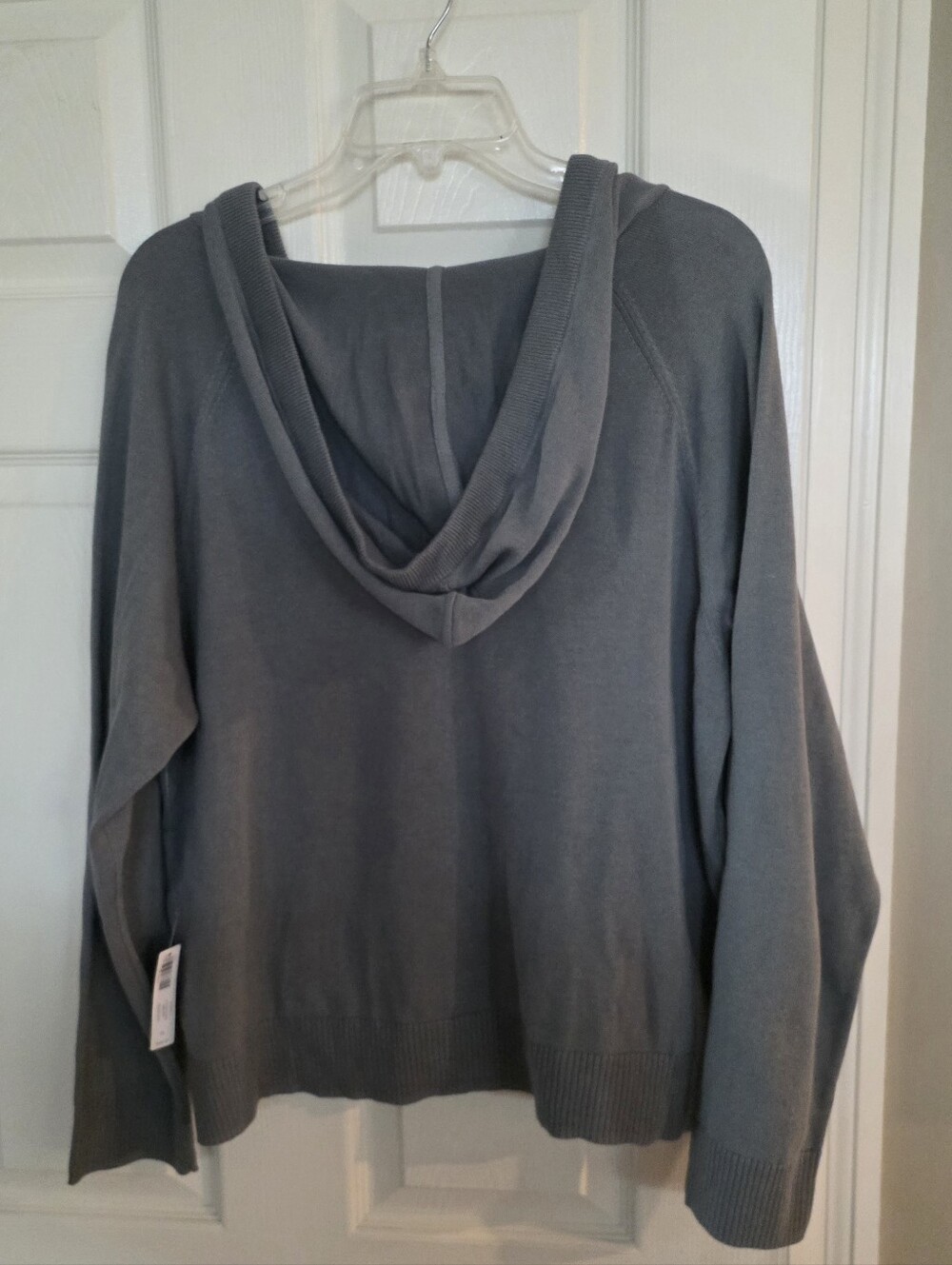 NWT 24/7 Soma Cotton Hoodie Sweater Sedona Sage XL - Picture 7 of 15